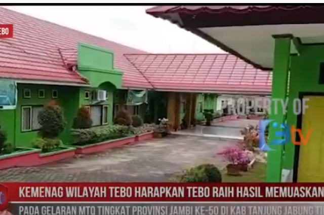 KEMENAG WILAYAH TEBO HARAPKAN TEBO RAIH HASIL MEMUASKAN