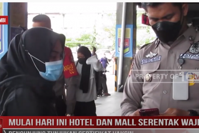 MULAI HARI INI HOTEL DAN MALL SERENTAK WAJIBKAN PENGUNJUNG TUNJUKAN SERTIFIKAT VAKSIN