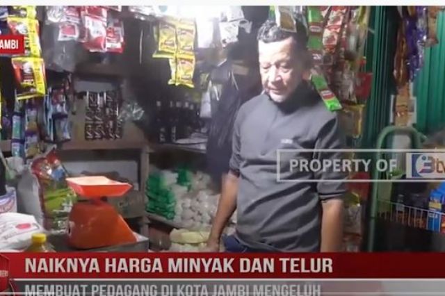 NAIKNYA HARGA MINYAK DAN TELUR MEMBUAT PEDAGANG DI KOTA JAMBI MENGELUH