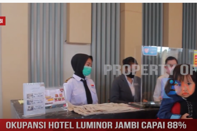 OKUPANSI HOTEL LUMINOR JAMBI CAPAI 88%