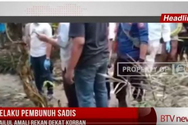 PELAKU PEMBUNUH SADIS NAILUL AMALI REKAN DEKAT KORBAN