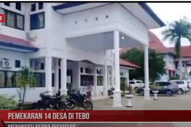 PEMEKARAN 14 DESA DI TEBO MENUNGGU PERDA DISAHKAN