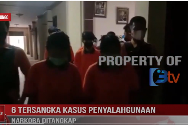 6 TERSANGKA KASUS PENYALAHGUNAAN NARKOBA DITANGKAP