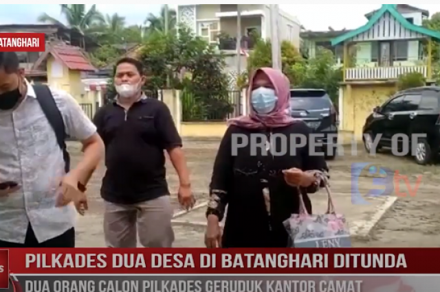 PILKADES DUA DESA DI BATANGHARI DITUNDA