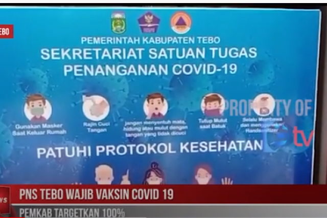 PNS TEBO WAJIB VAKSIN COVID 19