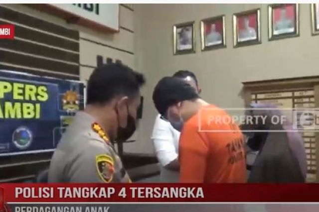 POLISI TANGKAP 4 TERSANGKA PERDAGANGAN ANAK