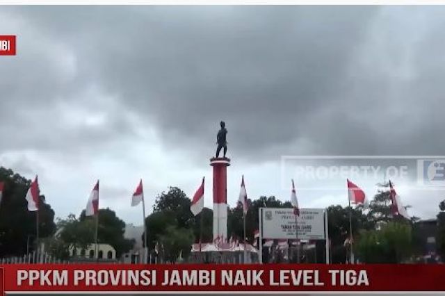 PPKM PROVINSI JAMBI NAIK LEVEL TIGA KETIKA LIBUR NATARU