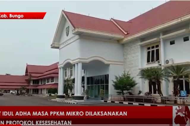 SHOLAT IDUL ADHA MASA PPKM MIKRO DILAKSANAKAN DENGAN PROKES