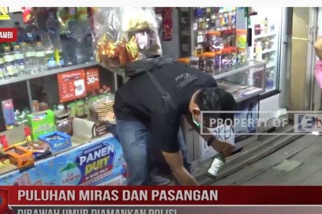 PULUHAN MIRAS DAN PASANGAN DIBAWAH UMUR DIAMANKAN POLISI