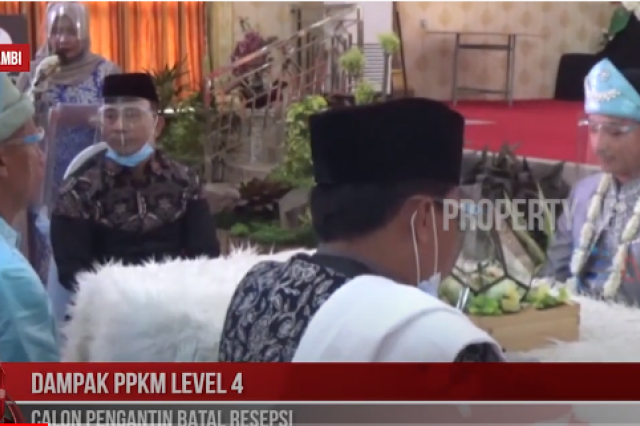 DAMPAK PPKM LEVEL 4, CALON PENGANTIN BATAL RESEPSI