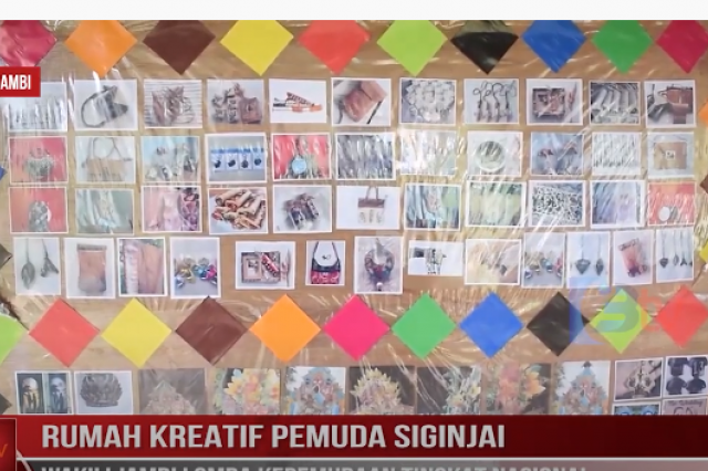 RUMAH KREATIF PEMUDA SIGINJAI WAKILI JAMBI LOMBA KEPEMUDAAN TINGKAT NASIONAL