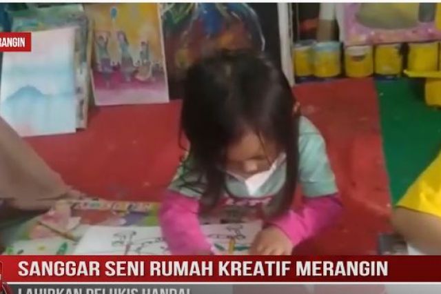 SANGGAR SENI RUMAH KREATIF MERANGIN LAHIRKAN PELUKIS HANDAL