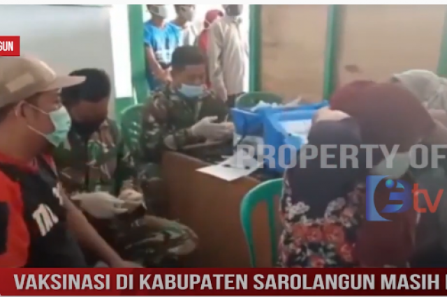 VAKSINASI DI KABUPATEN SAROLANGUN MASIH RENDAH