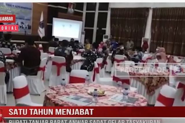 Advertorial SATU TAHUN MENJABAT BUPATI TANJAB BARAT ANWAR SADAT GELAR TASYAKURAN