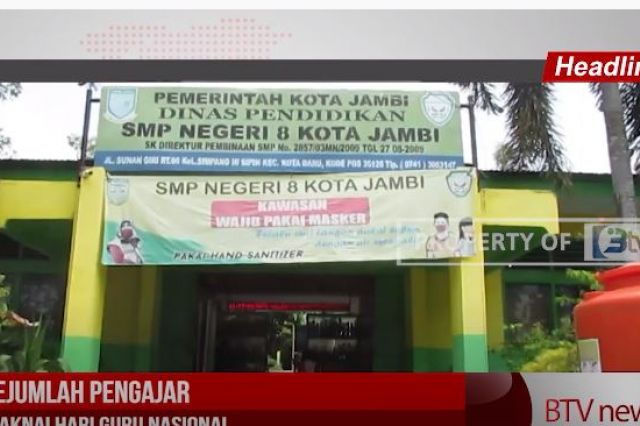 SEJUMLAH PENGAJAR MAKNAI HARI GURU NASIONAL