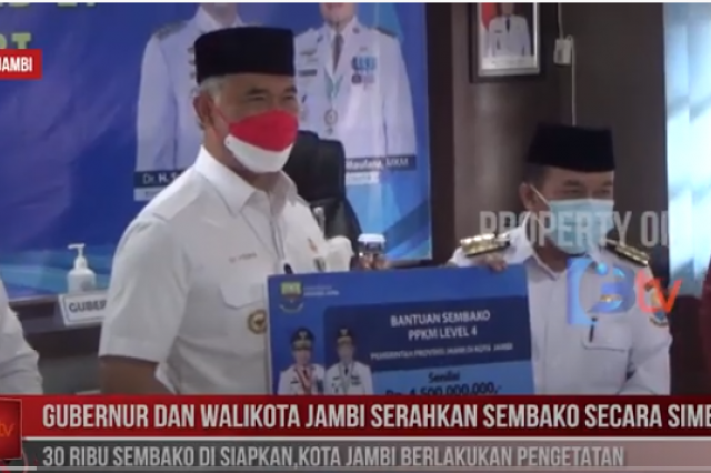 30 Ribu Sembako di Siapkan, Jambi Berlakukan Penyekatan dan Pengetatan