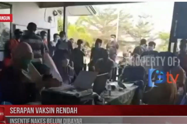 Serapan Vaksin Rendah,Insentif Nakes Sarolangun Belum Cair