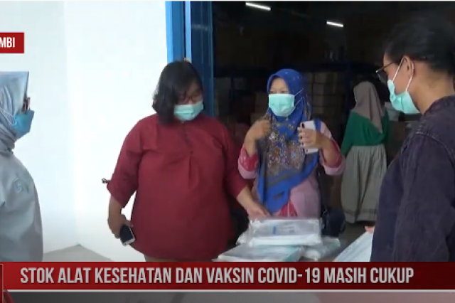 STOK ALAT KESEHATAN DAN VAKSIN COVID 19 MASIH CUKUP