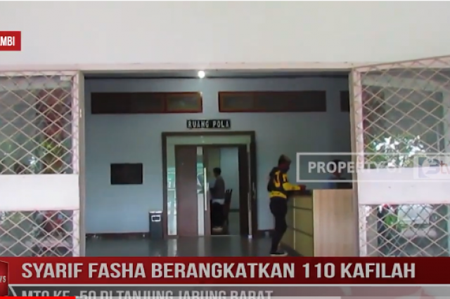 SYARIF FASHA BERANGKATKAN 110 KAFILAH MTQ KE 50 DI TANJUNG JABUNG BARAT