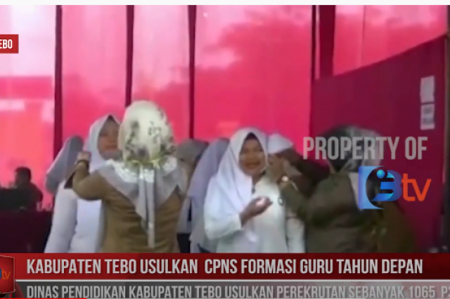 KABUPATEN TEBO USULKAN CPNS FORMASI GURU TAHUN DEPAN