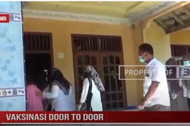 VAKSINASI DOOR TO DOOR DI SAMBUT BAIK OLEH WARGA