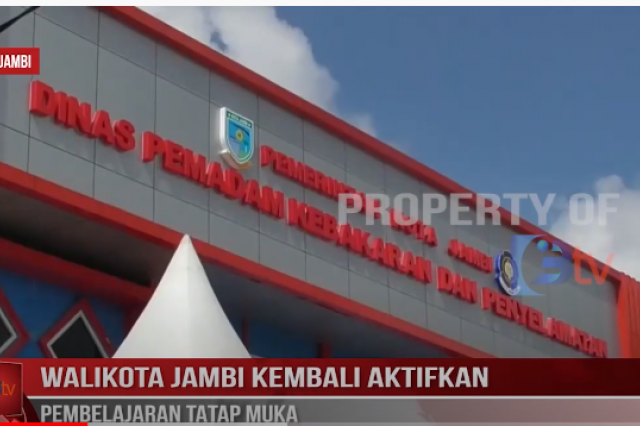 WALIKOTA JAMBI KEMBALI AKTIFKAN PEMBELAJARAN TATAP MUKA