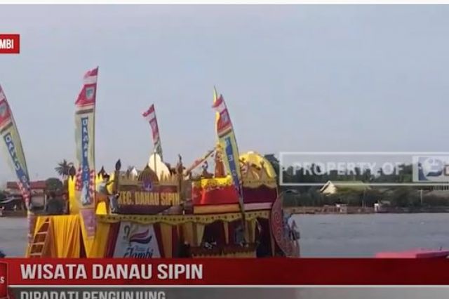 WISATA DANAU SIPIN DIPADATI PENGUNJUNG