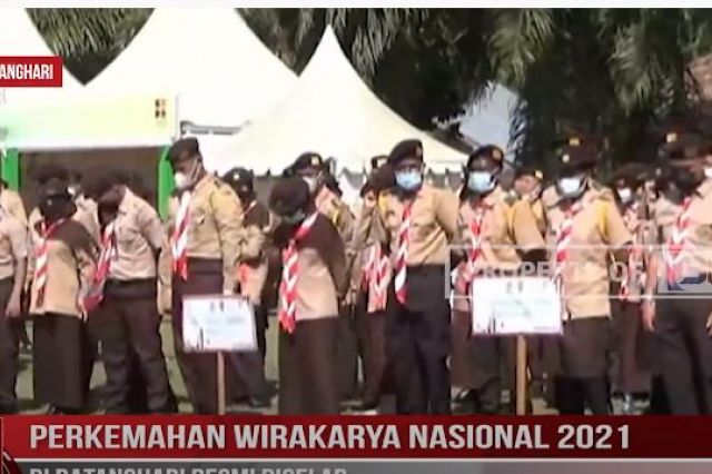 PERKEMAHAN WIRAKARYA NASIONAL 2021 DI BATANGHARI RESMI DIGELAR